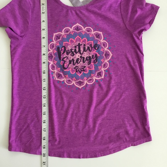 Lands End Top T-Shirt “Positive Energy” Size L - Picture 5 of 5